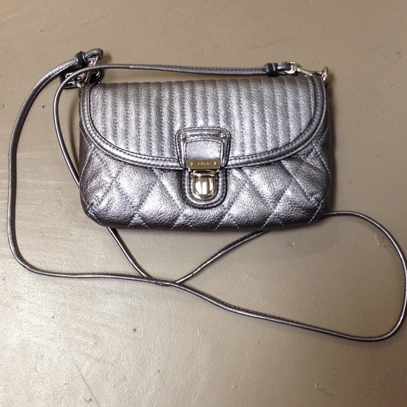 Coach clutch with strap