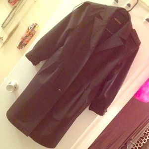 Black trench coat