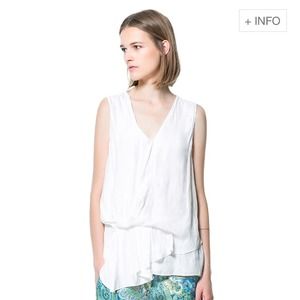 ZARA - Blouse - Light Cream Color
