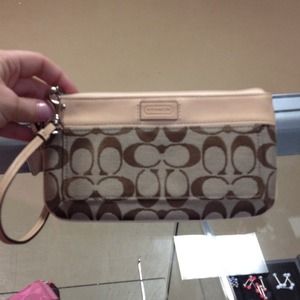 ***HOLD*** Coach wristlet/cross body bag