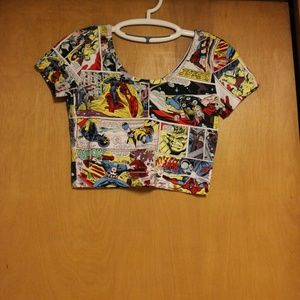 BUNDLE - Marvel Comics Top & Hexagon Bag