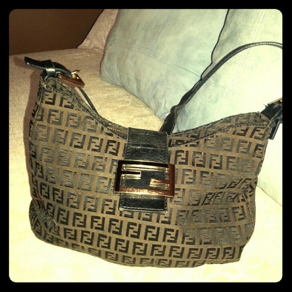 *PRICE DROP* Black/Brown FENDI Zucca Handbag