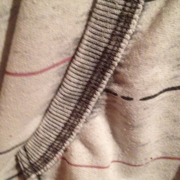 Grey striped jumper