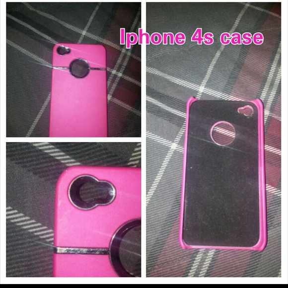 Hot pink iphone 4s case
