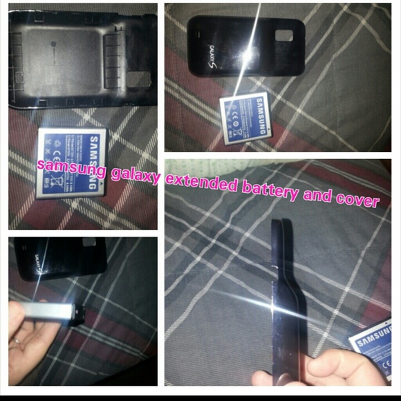 Extended battery and back cover for Samsung galaxy