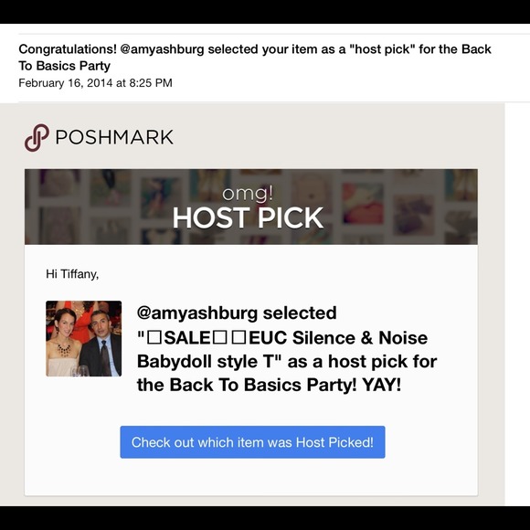 ๐HP 2/16/14๐ Silence &Noise Babydoll Top - Picture 3 of 3