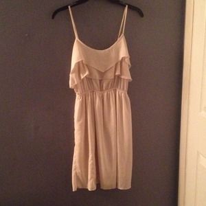 Light cream flowy dress