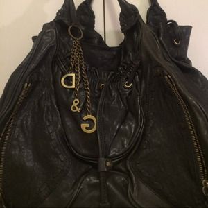 D & G Real Leather Shoulder Bag