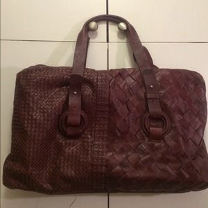 Real Leather Large Shoulder Bag