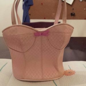 Cute-Sexy pink bustier inspired purse