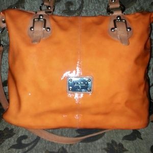 Valentina Italia Orange Tote