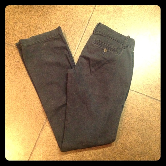 Black Abercrombie and Fitch slacks size 0R