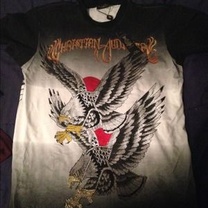 Men's Christian Audjier/ Ed Hardy T-Shirt