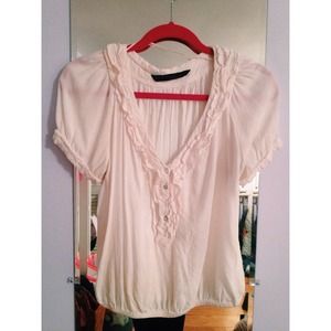 ZARA | Ruffle Blouse