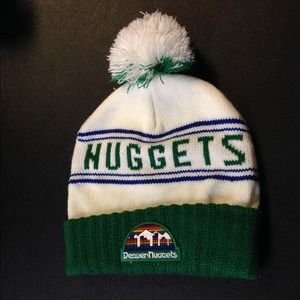 Denver Nuggets ThrowBack Winter Pom Beanie