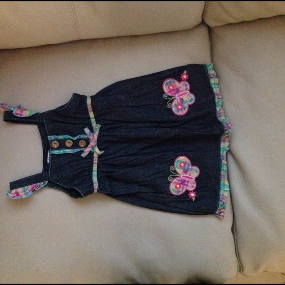 Carter's jean baby toddler dress