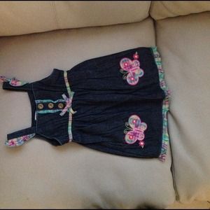 Carter's jean baby toddler dress