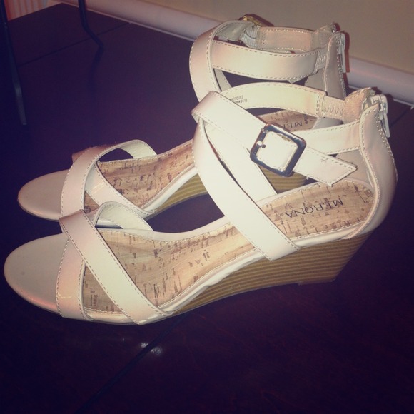Neutral Wedge Sandals