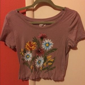 Floral crop top