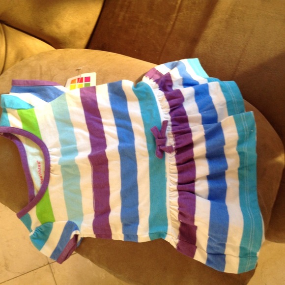 Striped baby dress