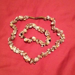 Sea shells necklace and bracelet!