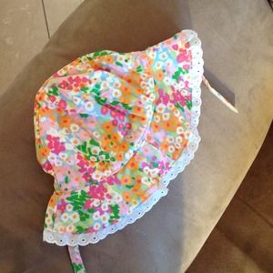 Crazy eight baby girl hat