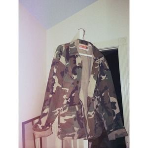 camo army vintage jacket