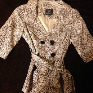 Cheetah Print Coat