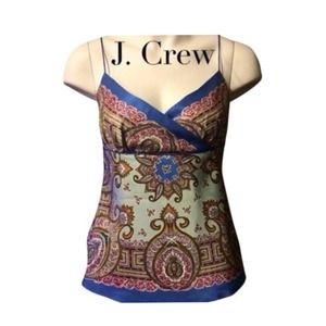 J.Crew . Silk spaghetti top
