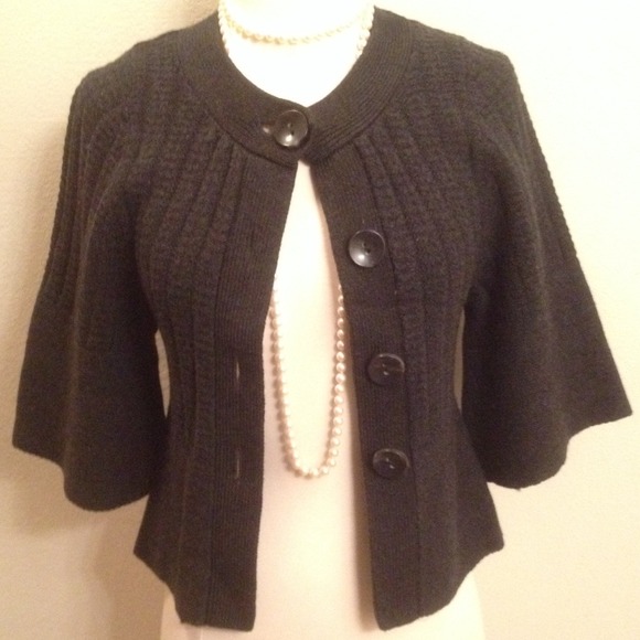 Banana Republic new button up sweater/cape