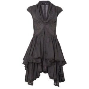 All Saints Popilia Hitched Skirt Dress