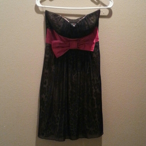 Strapless Short Formal Dress