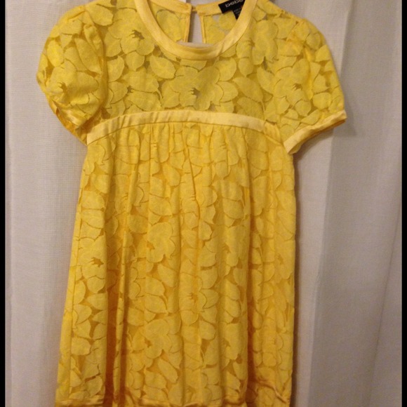 ⭐️SOLD⭐️ BEBE yellow dress - Picture 2 of 4