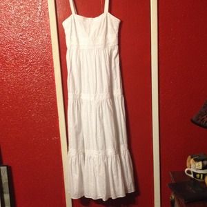 White eyelet Michael Kors dress