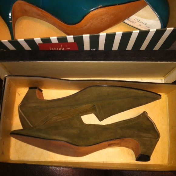New 1950's suede Joseph Larose shoes.