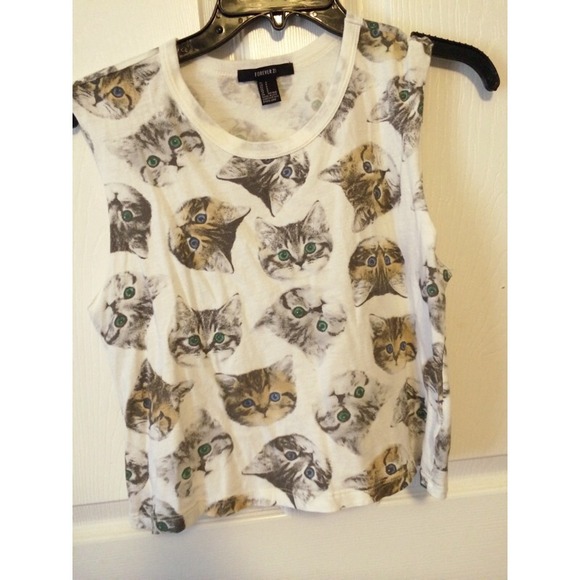 💌traded💌Kitteh cat top💕