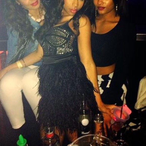 🚫SOLD ON ♏️ercari 🚫Studded feather dress - Picture 3 of 4