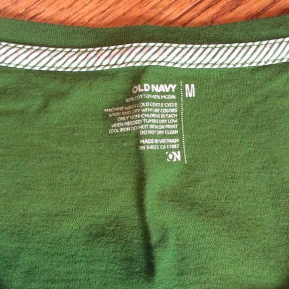 Kelly Green Half Henley - Picture 2 of 3