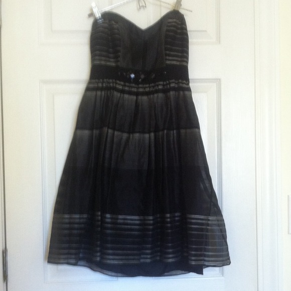 BCBG MAXAZARIA black and white Cocktail Dress