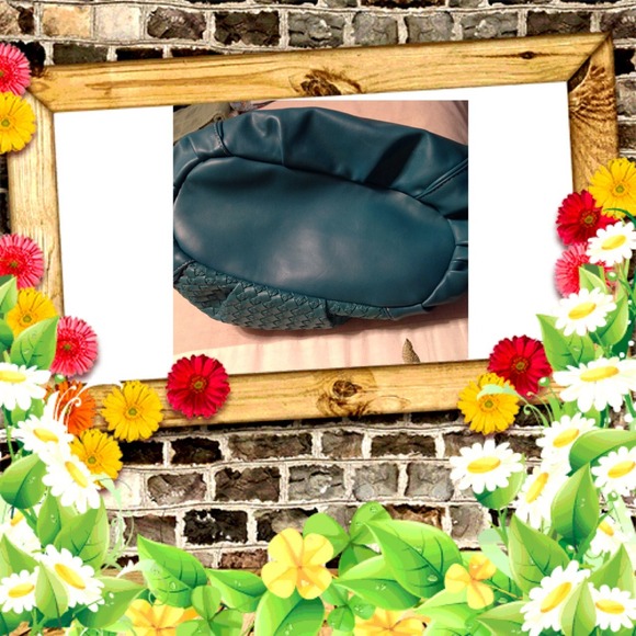 TEAL GREEN SPRING HANDBAG - Picture 3 of 4