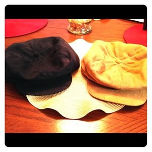 Cool micro-suede hats!