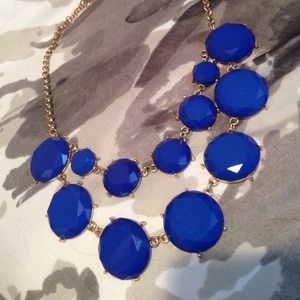 Royal Blue Bubble Necklace