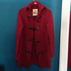 Bass Oversized Red Sweater