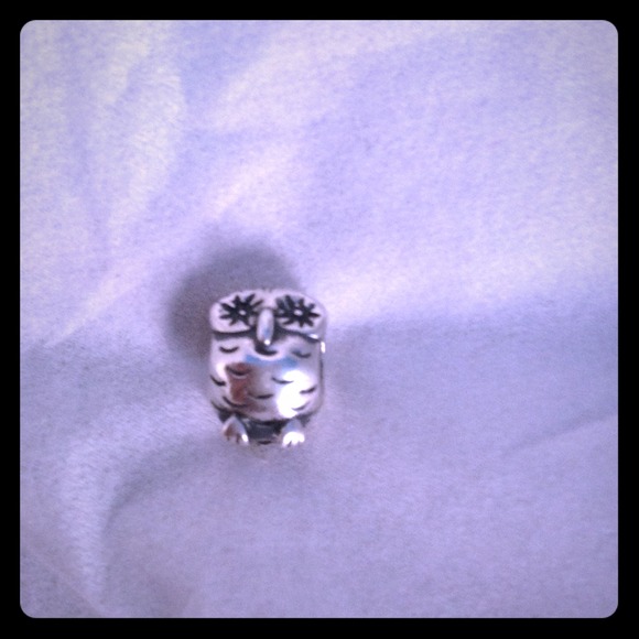 Pandora Sterling Silver Owl Authentic