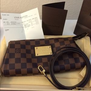 Brand new Authentic Damier Ebene Eva
