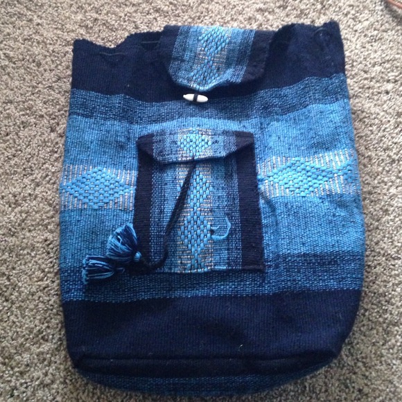 SOLD!!! Blue and black backpack