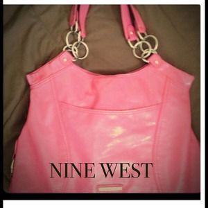 Nine West pink hand bag