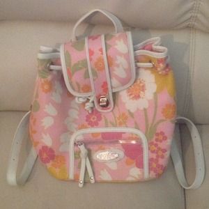 SPARTINA FLORAL BACKPACK HANDBAG