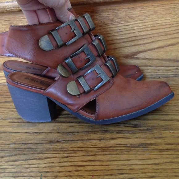 Cut-Out Buckle Booties