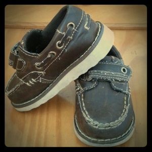 Toddler boys route 66 size 7 Brown shoes